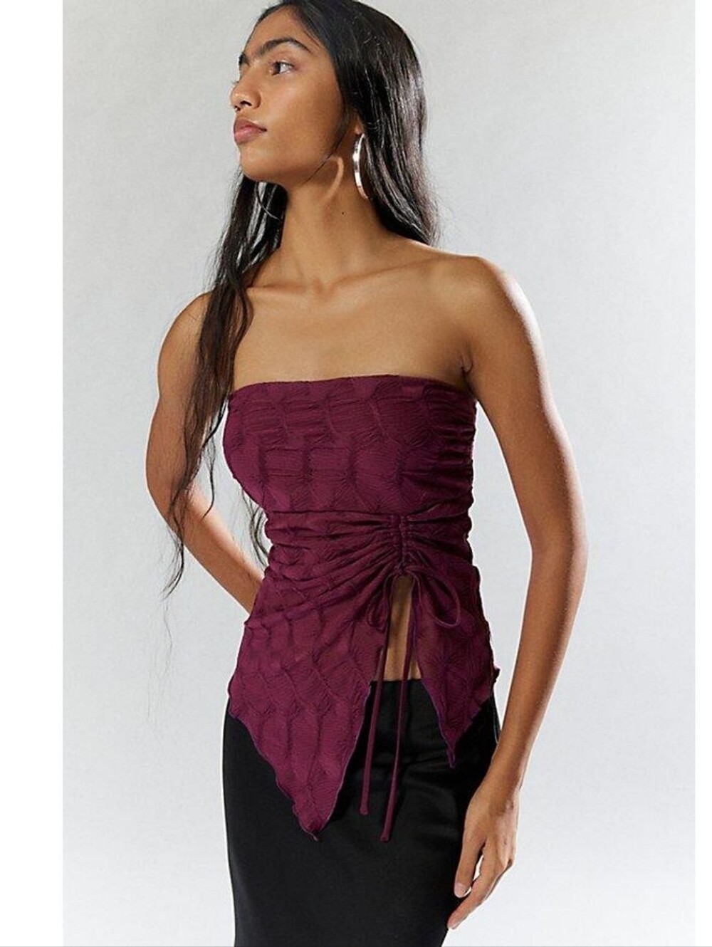 Silence + Noise Remy Textured Tube Top
